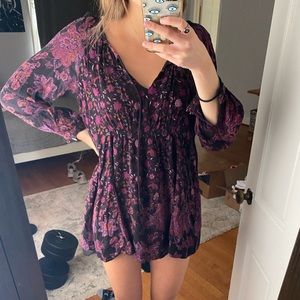Free People Floral Tunic